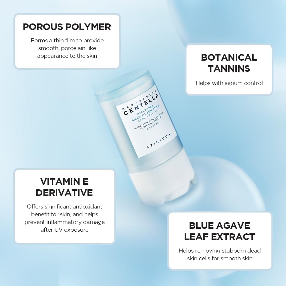 SKIN1004 (Official) Madagascar Centella Hyalu Cica Silky fit Sun Stick 20g