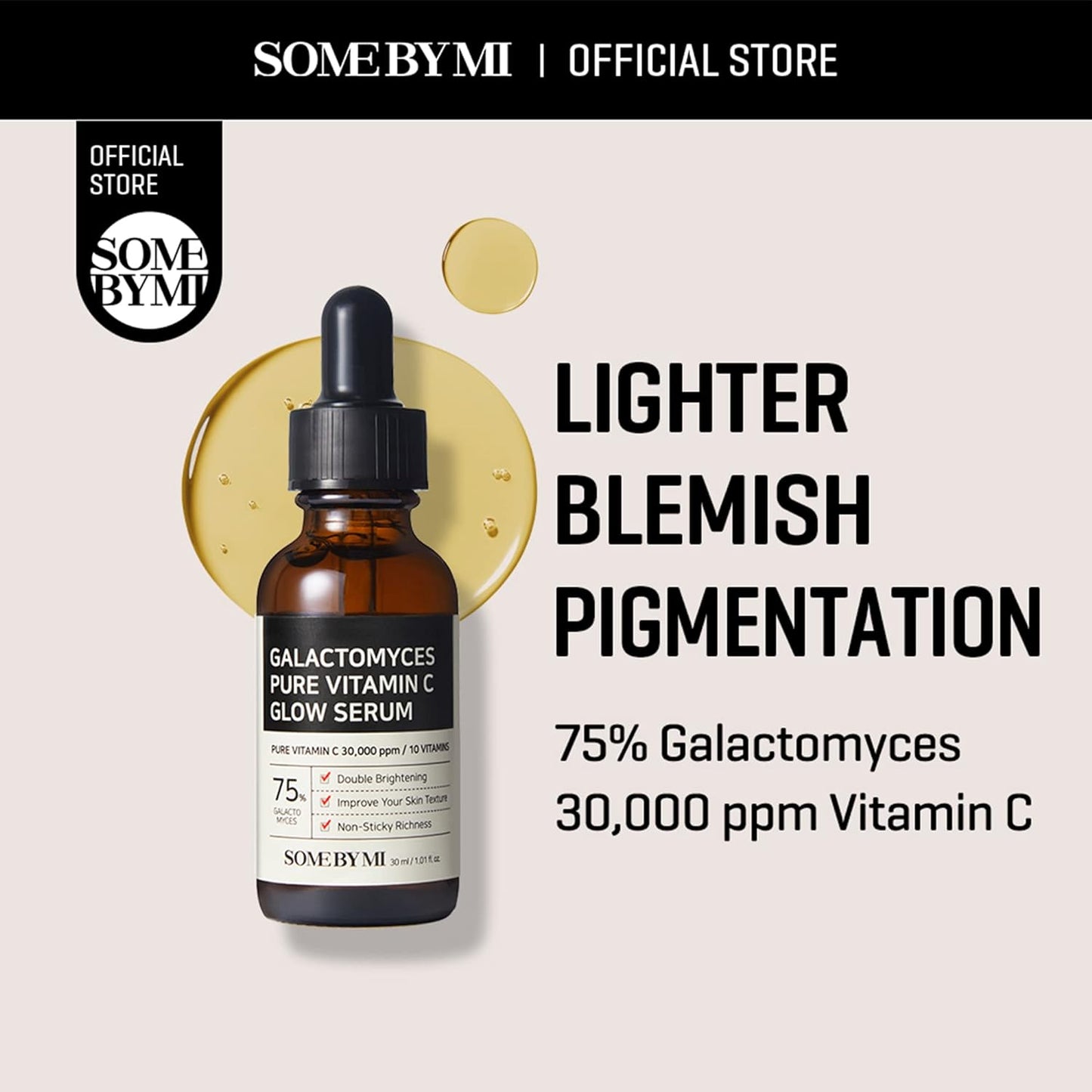 SOME BY MI Galactomyces Pure Vitamin C Glow Serum 30ml