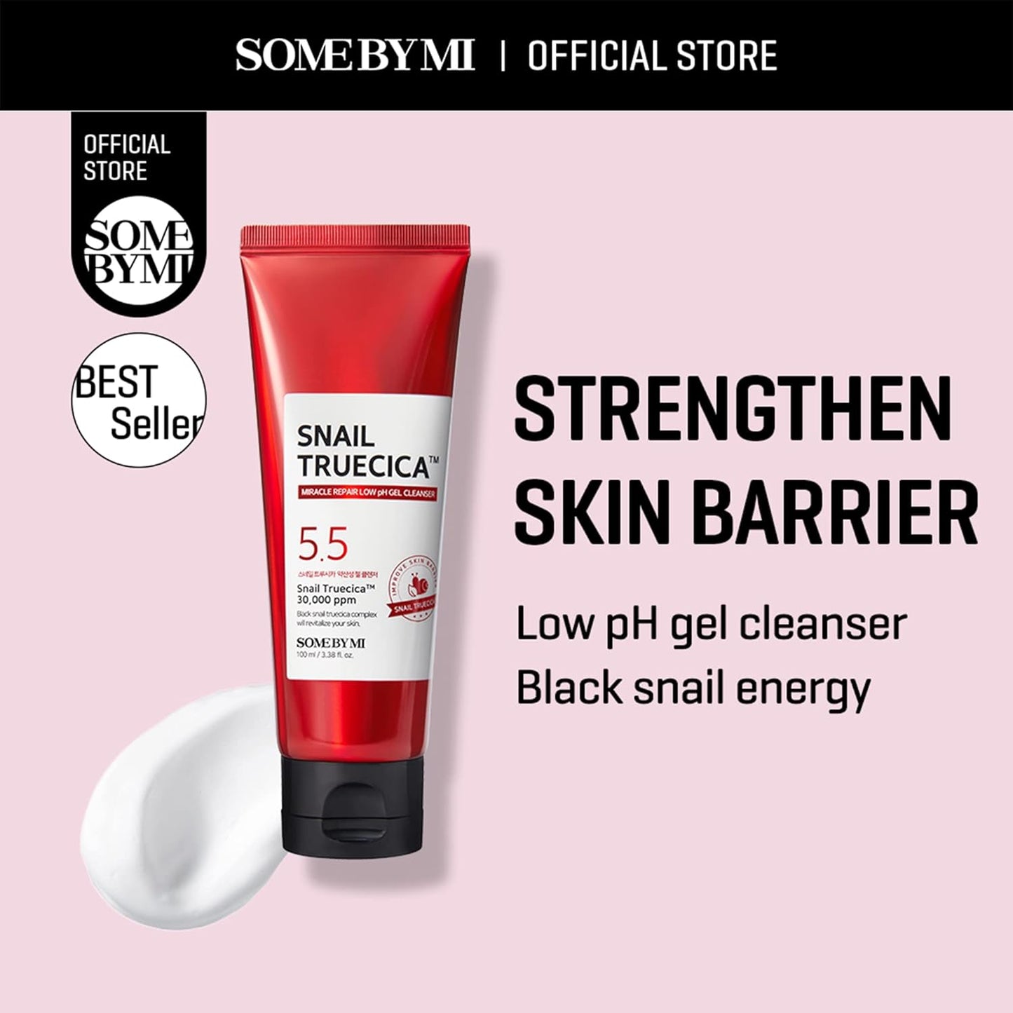 SOME BY MI Snail Truecica Low pH Gel Cleanser 100ml