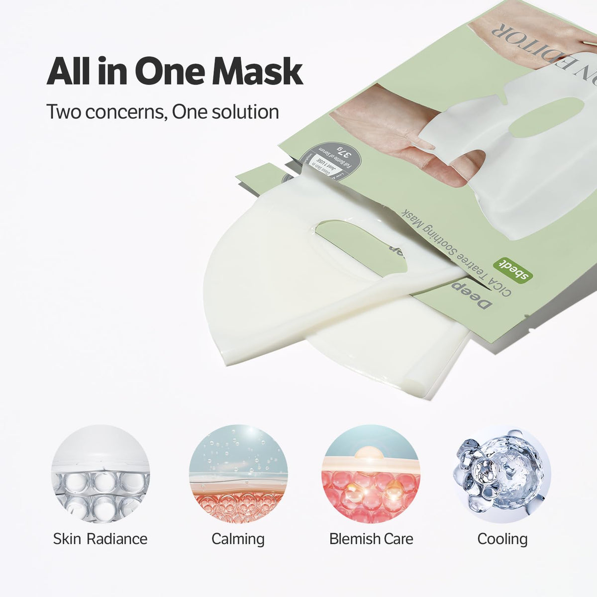 SUNGBOON EDITOR Deep Collagen CICA Teatree Soothing Overnight Mask 37ml