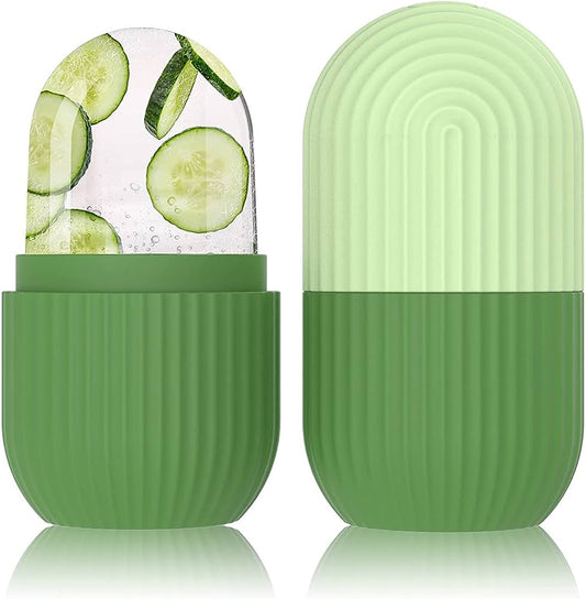 Silicone Face Ice Mold For Face Massage Beauty GREEN