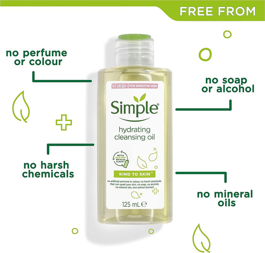 Simple Kind to Skin Hydrating Cleansing Oil 125ml