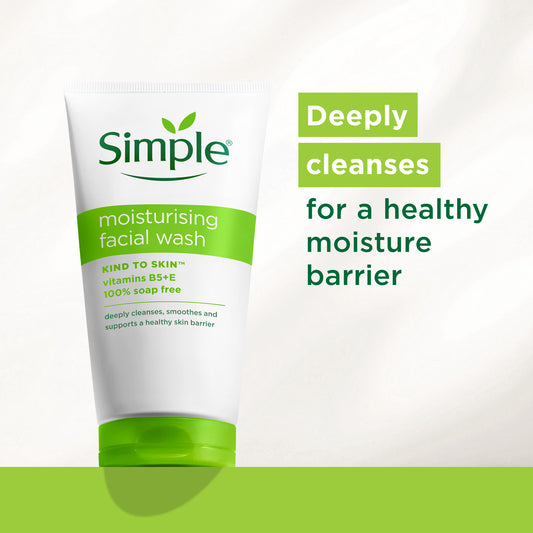 Simple (UK/Poland) Moisturising Face Wash For All Type Skin 150ml
