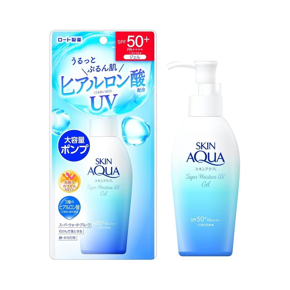 Skin Aqua Super Moisture SPF50+ PA++++ UV Gel PUMP Family Size 140g