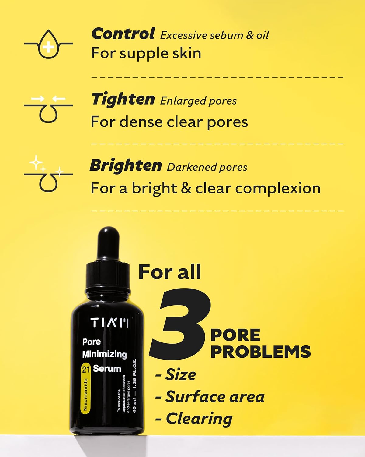 TIAM Pore Minimizing 21 Serum 40ml