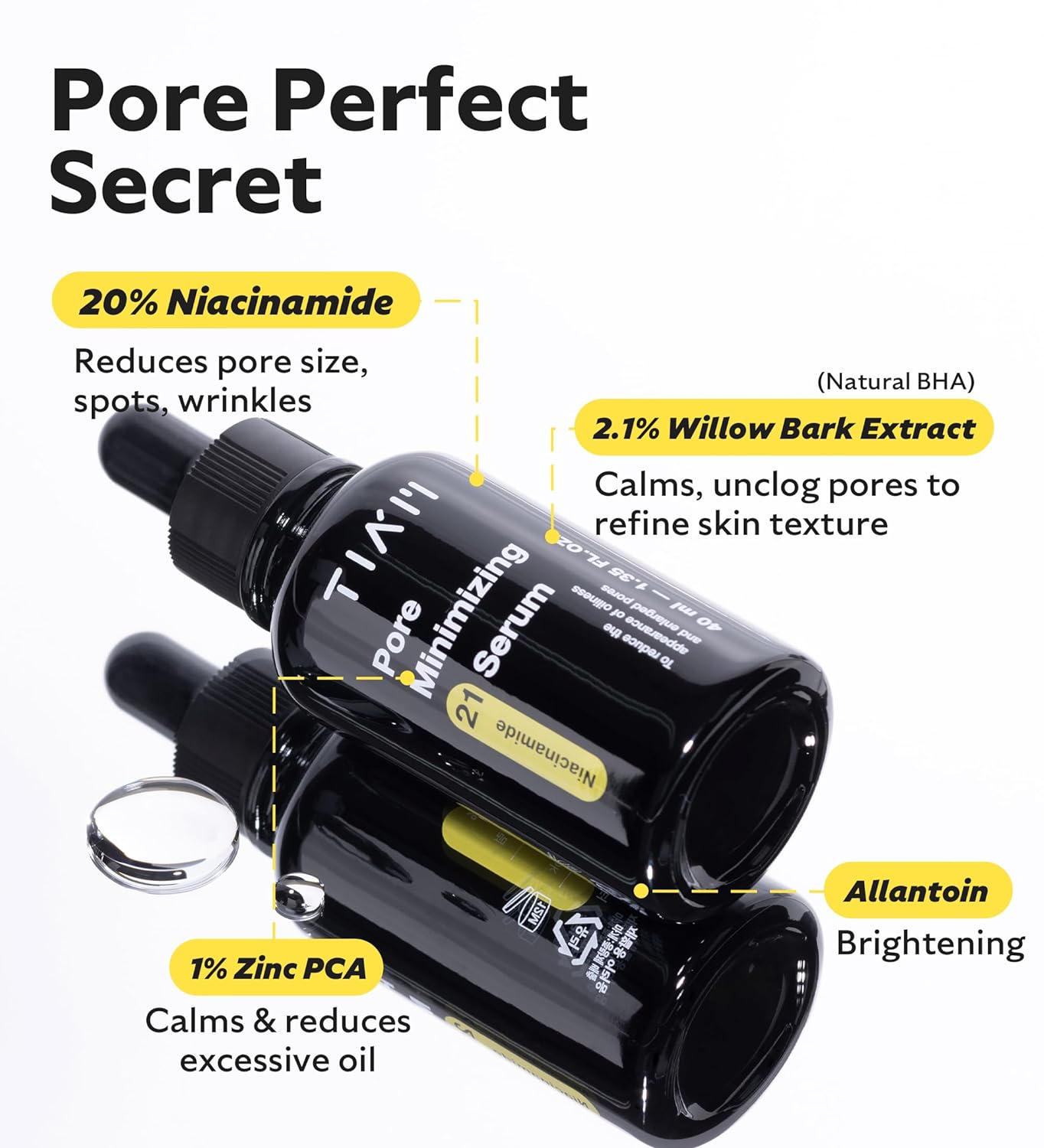 TIAM Pore Minimizing 21 Serum 40ml