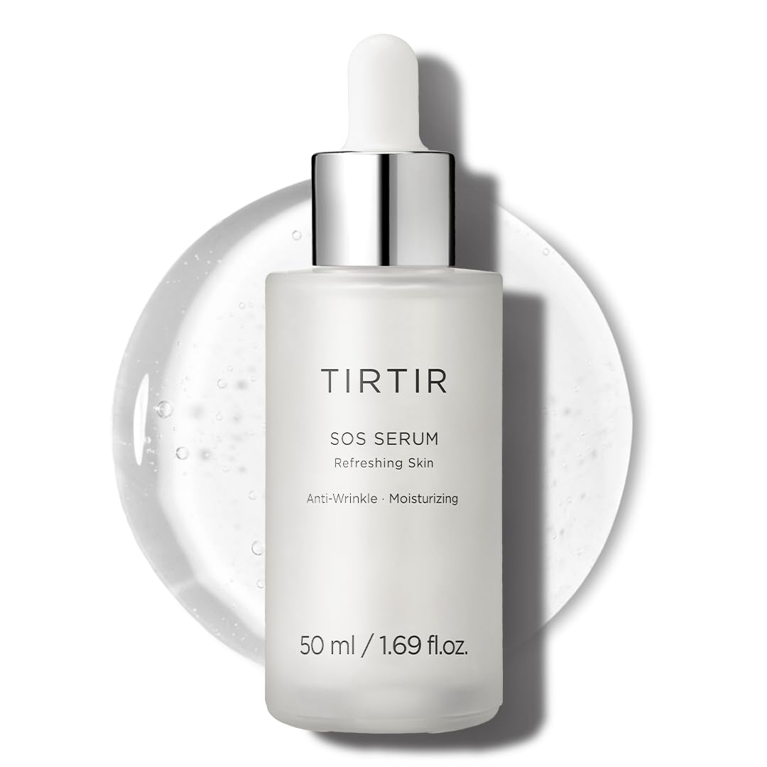 TIRTIR SOS SERUM perfectly suitable for refreshing skin, anti wrinkle and skin moistuizing with powerful emollients, anti-inflammatories, and natural brighteners.