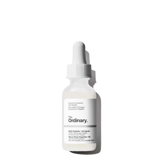 The Ordinary Multi Peptide  HA Serum to help address common signs of early skin aging. Reduces the appearance of wrinkles & fine lines of face