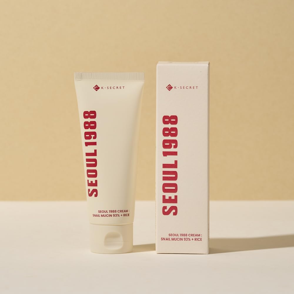 KSECRET Seoul 1988 Cream Snail Mucin 93+Rice 100ml