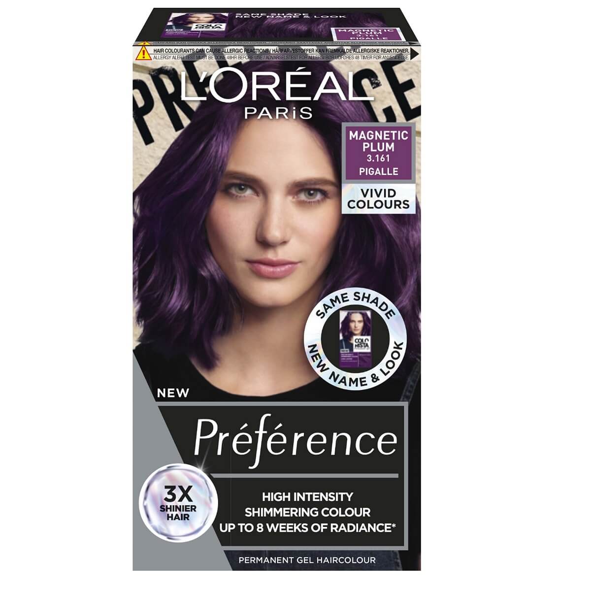 LOreal Paris (France/Belgium) Preference Vivid Colours Magnetic Plum 3.161 Pigalle
