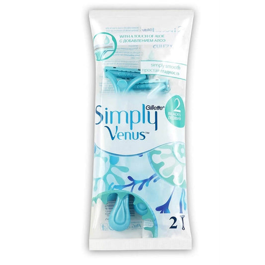 Gillette Simply Venus 2 Blade Disposable Razors 4 Piece Pack
