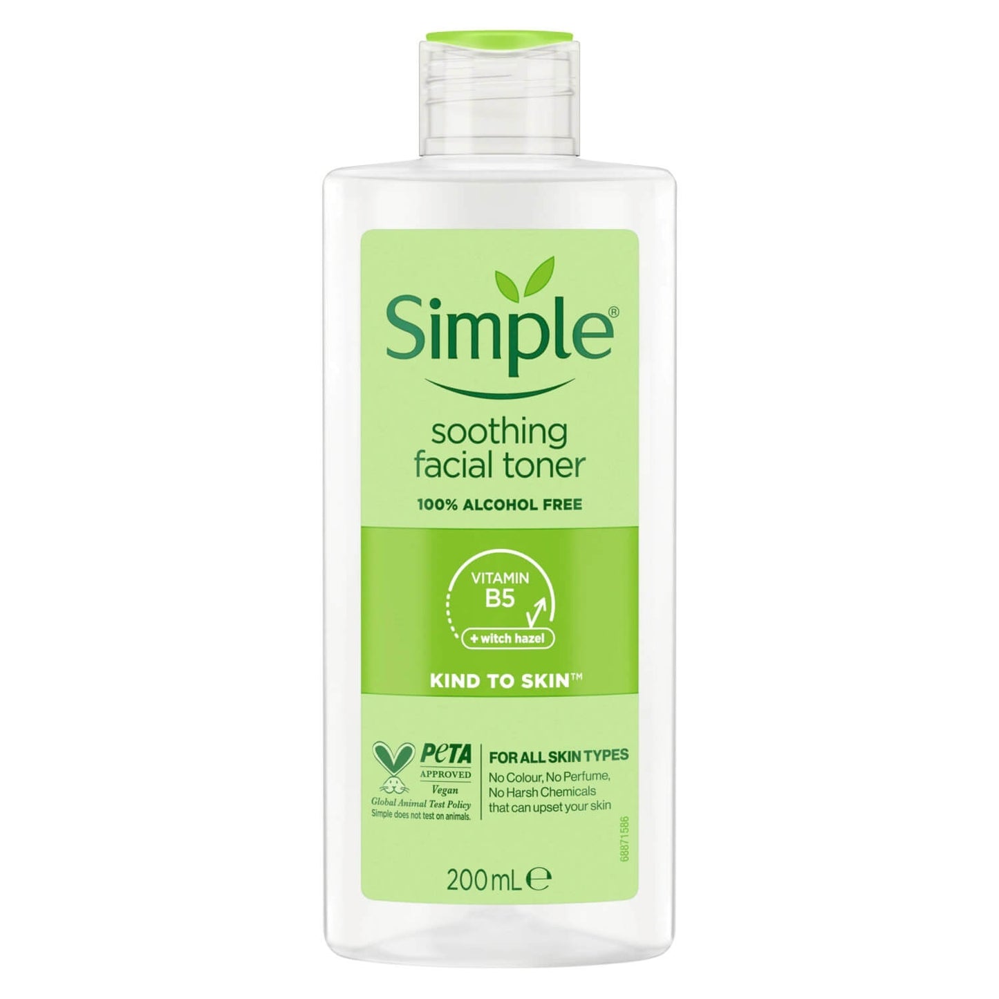 Simple Soothing Facial Toner For All Skin Types 200ml
