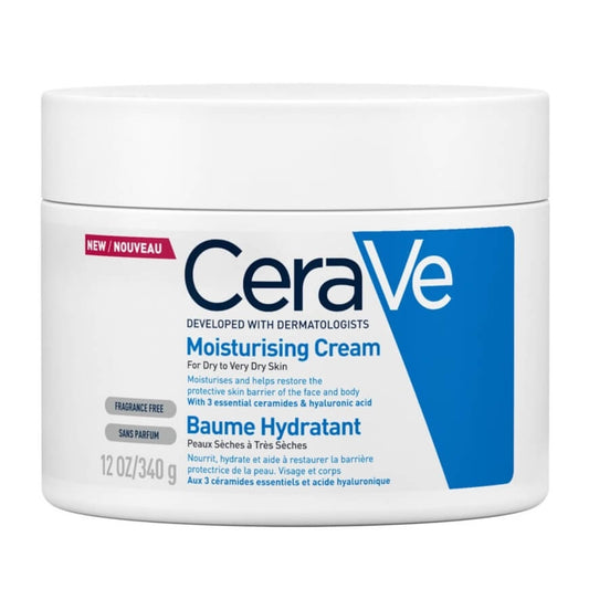CeraVe (UK/Spain) Moisturising Cream For Dry To Very Dry Skin 340 Gram