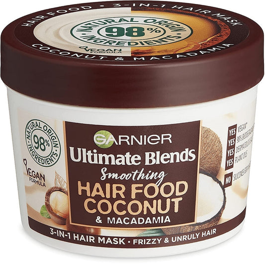 Garnier (UK/Germany) Ultimate Blends Coconut & Macadamia Hair Food Mask For Frizzy & Unruly Hair 400ml