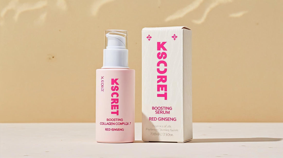 KSECRET বুস্টিং সিরাম কোলাজেন কমপ্লেক্স 7 রেড জিনসেং | উপকারিতা, রিভিউ, ব্যবহারবিধি ও উপকরণ