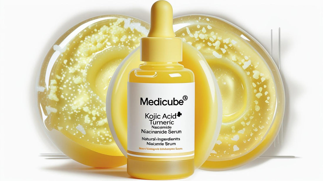 মেডিকিউব কোজিক অ্যাসিড হলুদ নিয়াসিনামাইড সিরাম | উপকারিতা, রিভিউ, ব্যবহারবিধি ও উপকরণ