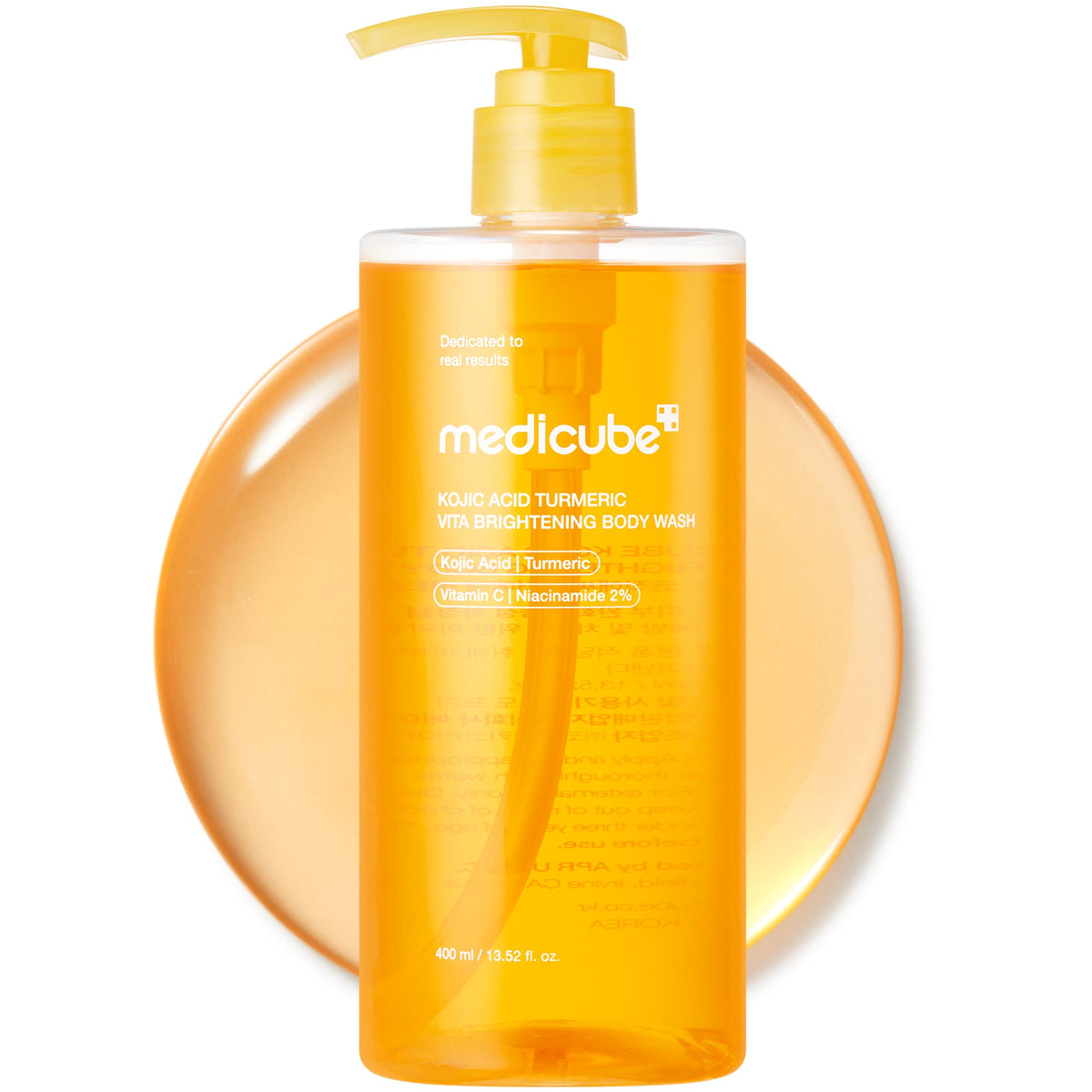 Medicube Kojic Acid Turmeric Brightening Body Wash 400ml original Korean body wash in Bangladesh