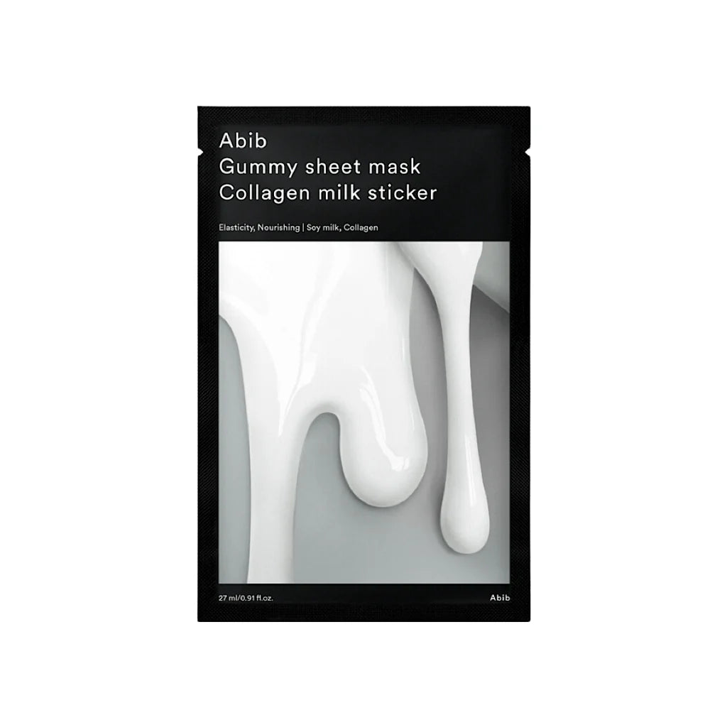 ABIB Gummy Collagen Milk Sticker Sheet Mask 27ml (1ea)