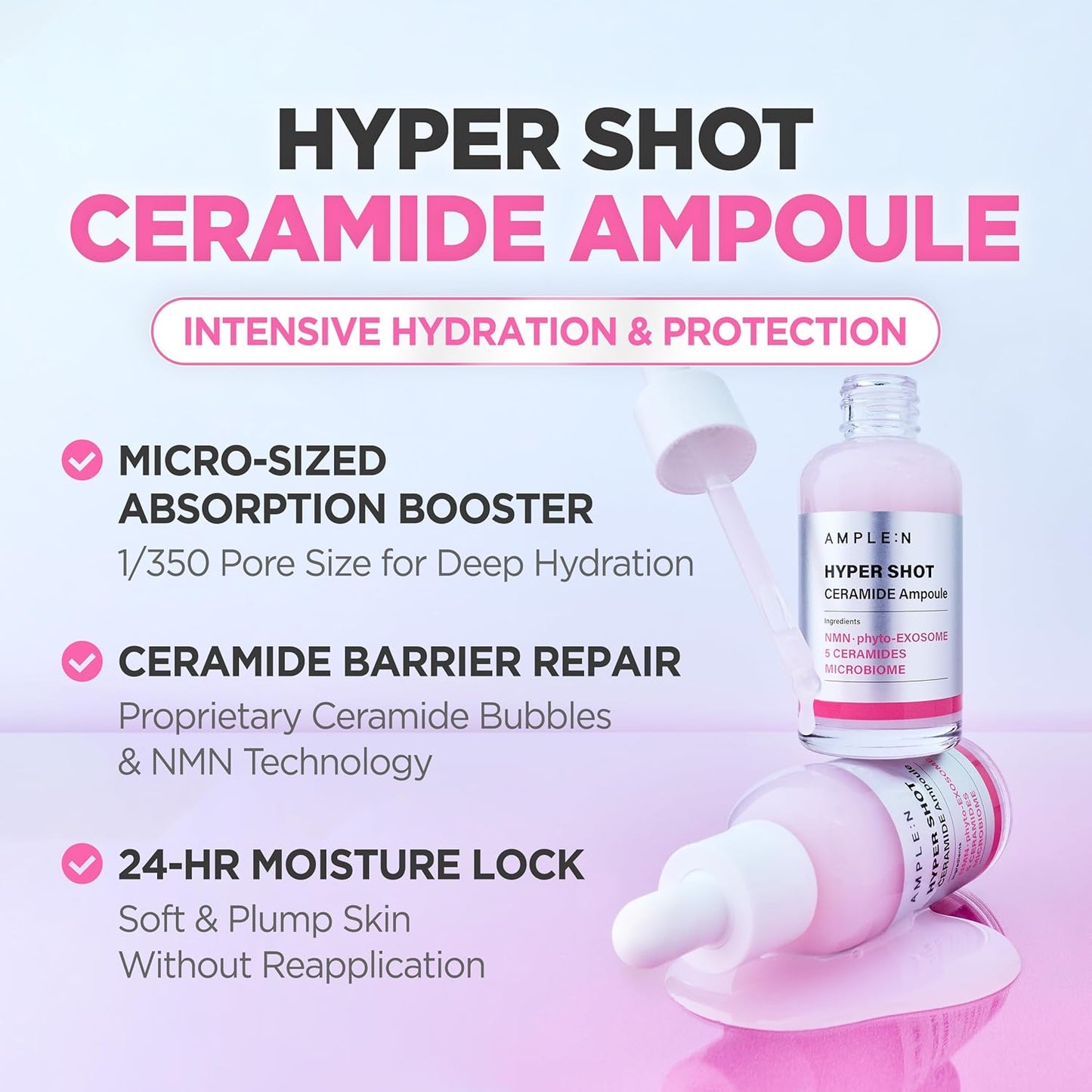 AMPLE:N Hyper Shot Ceramide Ampoule MEDIUM Size 50ml