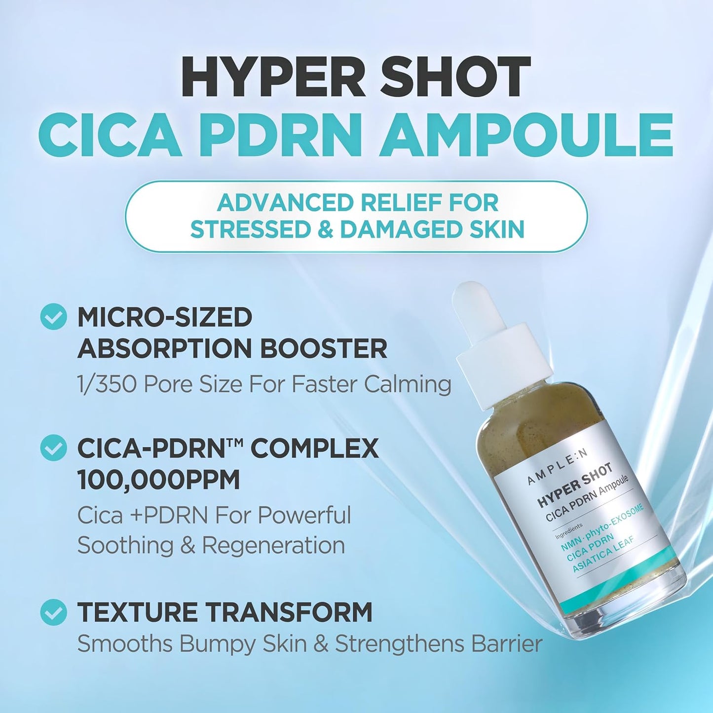 AMPLE:N Hyper Shot Cica PDRN Ampoule 50ml