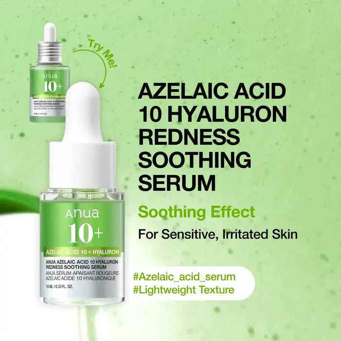 ANUA Azelaic Acid 10 Hyaluron Redness Soothing Serum MINI Travel 10ml