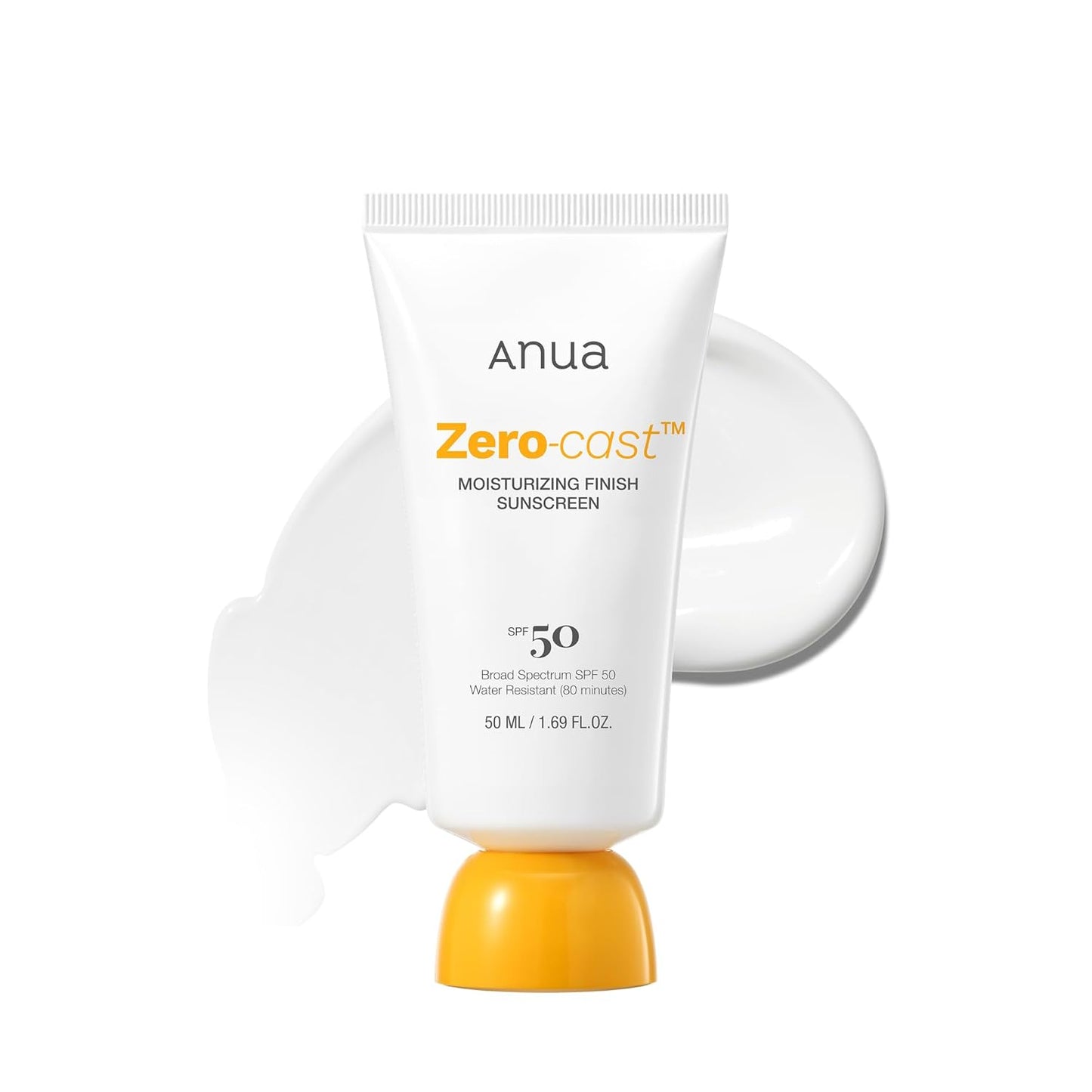 ANUA Zero Cast Moisturizing Finish Sunscreen 50ml