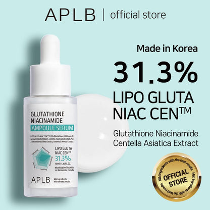 APLB (Official) Glutathione Niacinamide Ampoule Serum 40ml