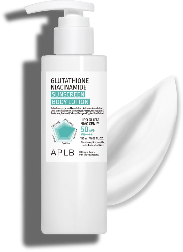 APLB Glutathione Niacinamide Sunscreen Body Lotion 150ml