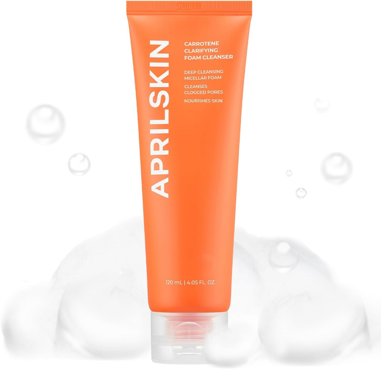 APRILSKIN Real Carrotene Acne Foam Cleanser 120g