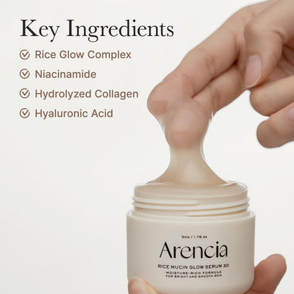 ARENCIA Rice Mucin Glow Serum 30 50ml