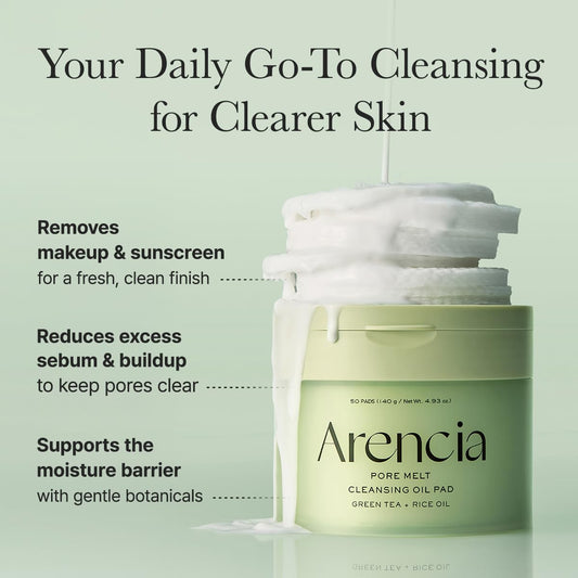 ARENCIA Pore Melt Cleansing Oil Pad 50 Pads