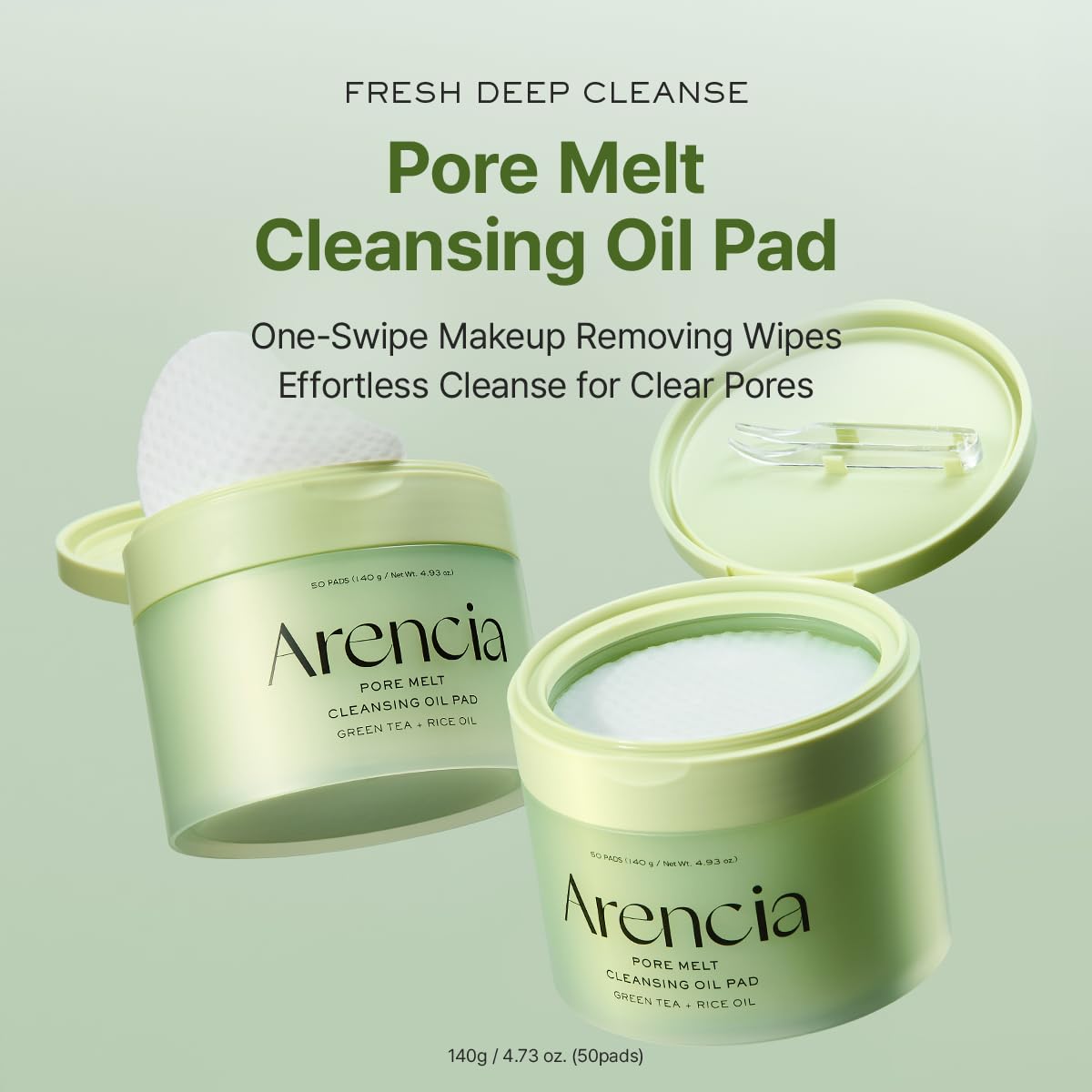 ARENCIA Pore Melt Cleansing Oil Pad 50 Pads