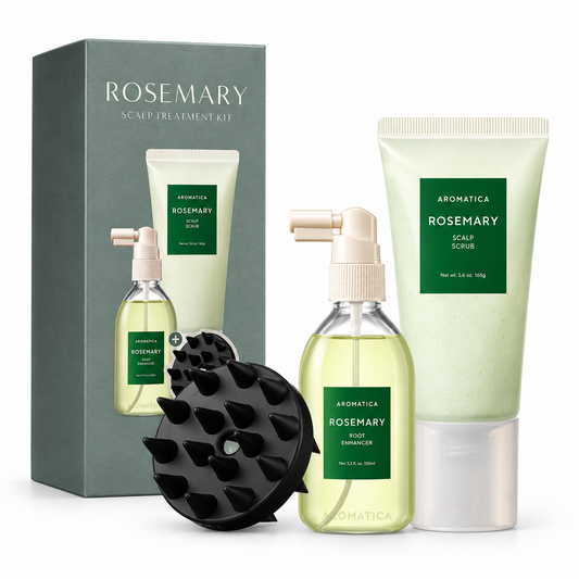 AROMATICA Rosemary Scalp Treatment Kit