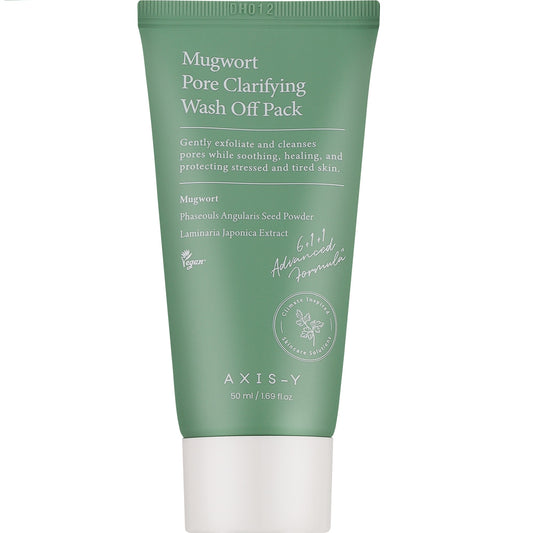 AXISY Mugwort Pore Clarifying Wash Off Mask Medium Size 50ml
