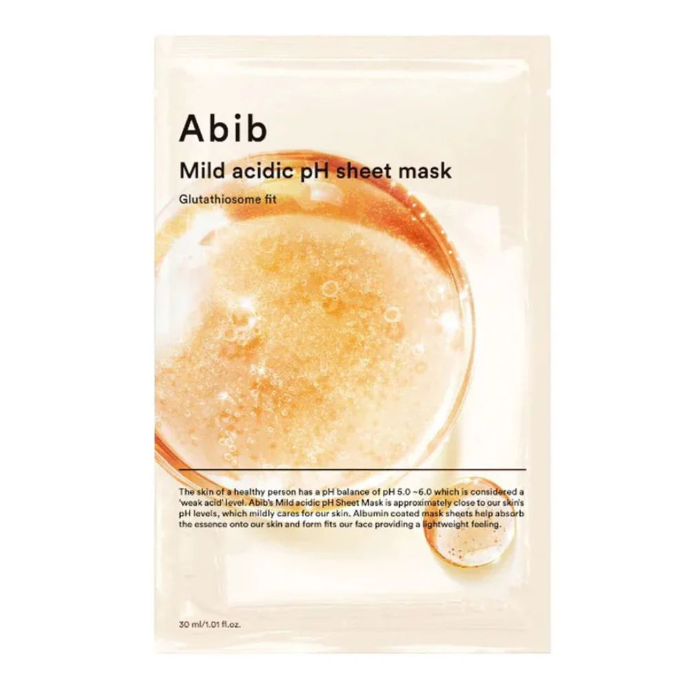 Abib Mild Acidic Ph Sheet Mask Glutathiosome Fit 30ml (1ea) – Buy Online in Bangladesh from Gotimoy.com