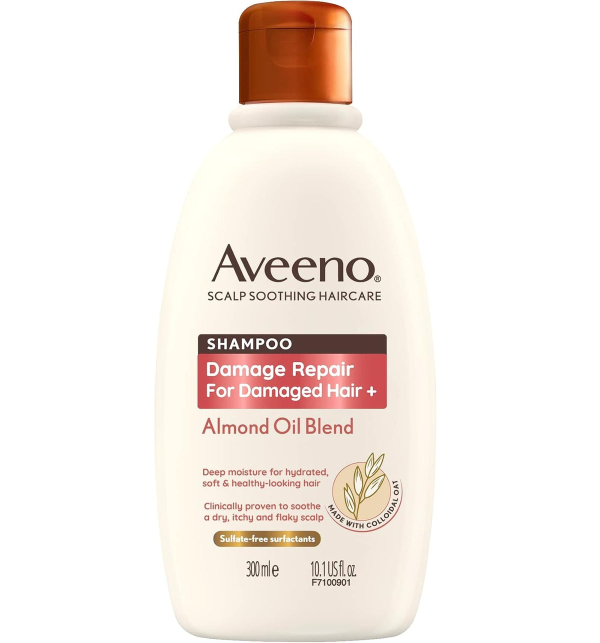 Aveeno Almond Oil Shampoo for Damaged Hair 300ml