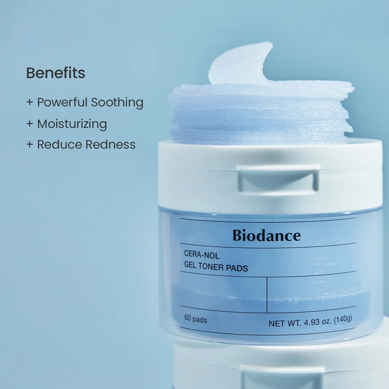 BIODANCE Cera-nol Gel Toner Pads (60 pads)