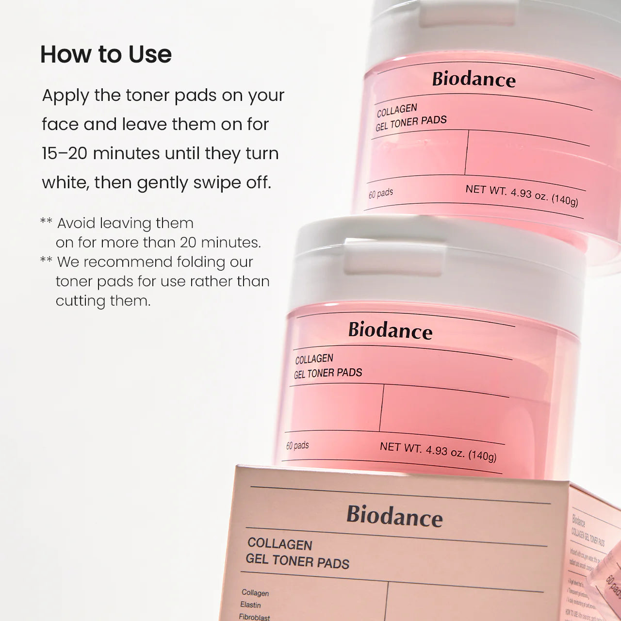 BIODANCE Collagen Gel Toner Pads (60 Pads)
