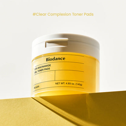 BIODANCE Vita Niacinamide Gel Toner Pads (60 pads)