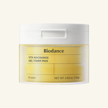 BIODANCE Vita Niacinamide Gel Toner Pads (60 pads)