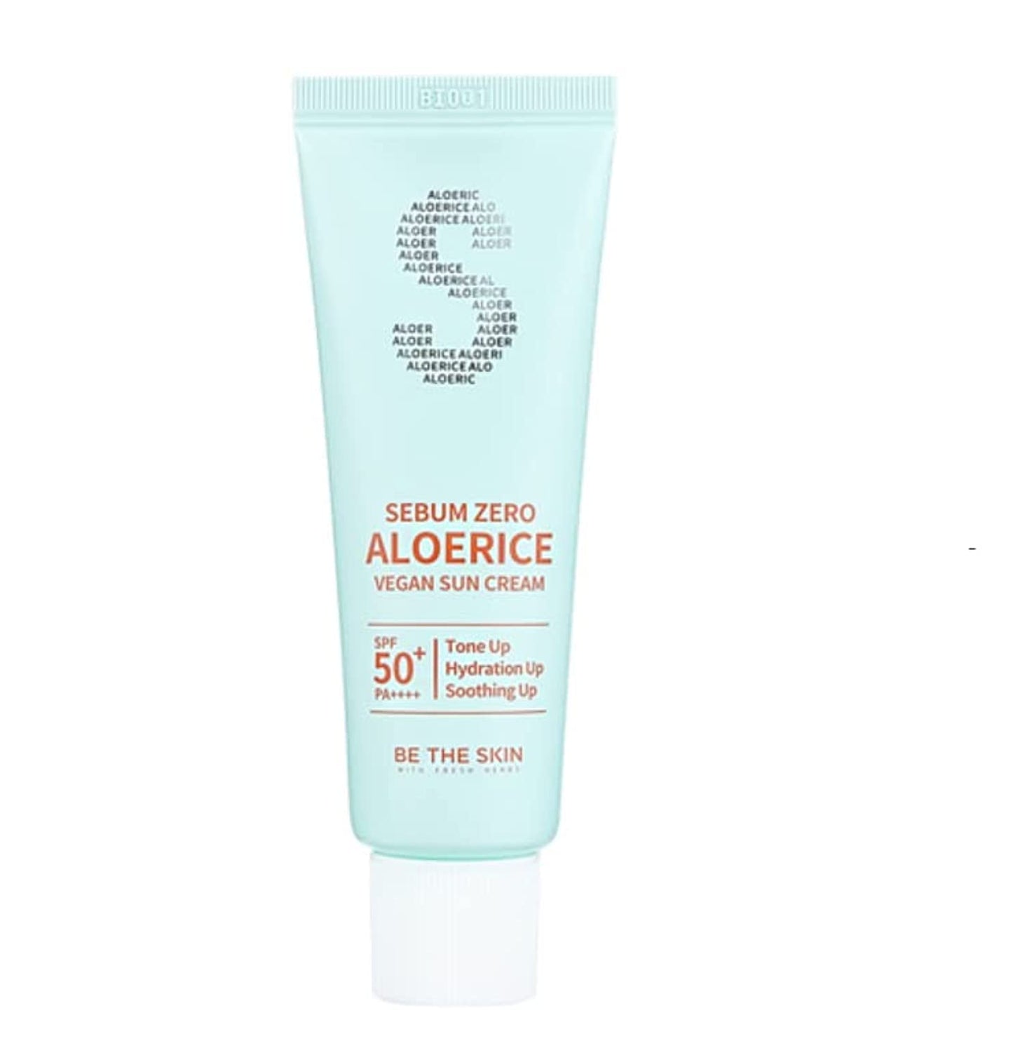 Be The Skin Sebum Zero Aloerice Vegan SPF50+ Sun Cream 50ml