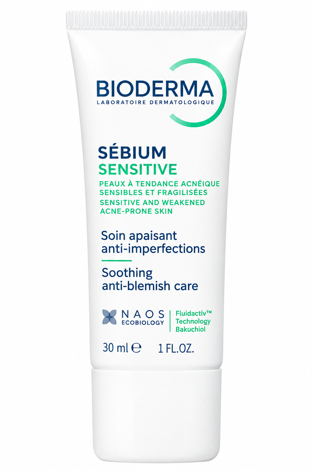 Bioderma Sebium Sensitive Soothing Anti-Blemish Care for Acne-Prone Skin 30ml