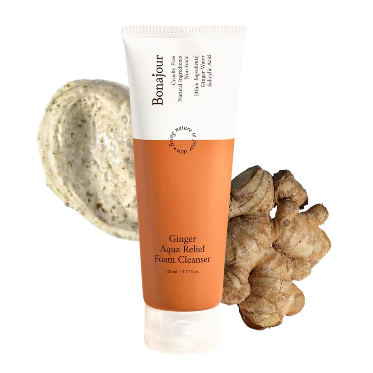 Bonajour (Official) Ginger Aqua Relief Foam Cleanser 150ml – Buy Online in Bangladesh from Gotimoy.com