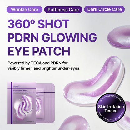 CENTELLIAN 24+ 360º Shot PDRN Glowing Eye Patch 6 Pairs