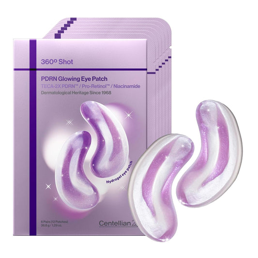 CENTELLIAN 24+ 360º Shot PDRN Glowing Eye Patch 6 Pairs