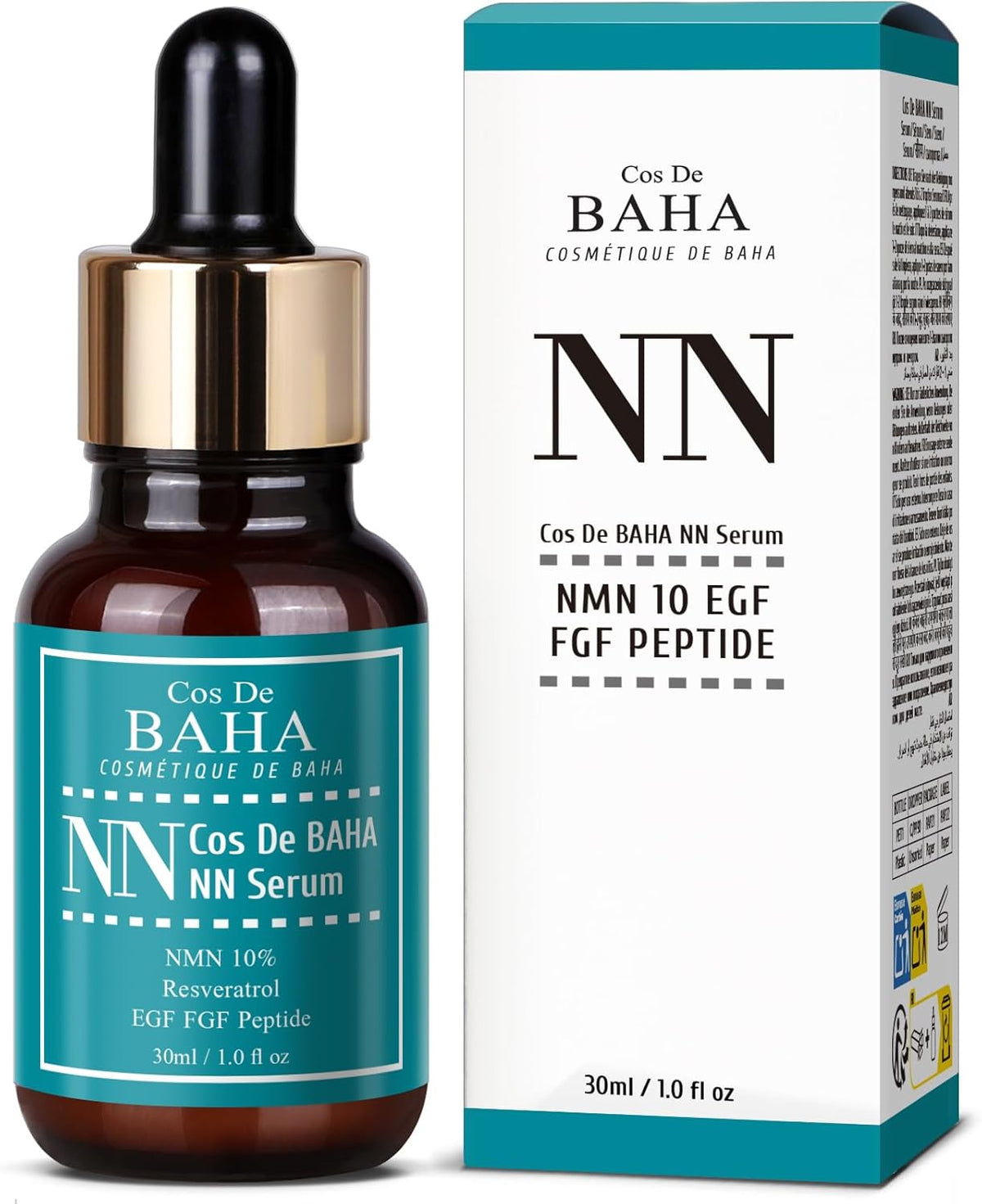 COS DE BAHA (NN) Serum NMN 10% Resveratrol EGF FGF Peptide Serum 30ml – Buy Online in Bangladesh from Gotimoy.com