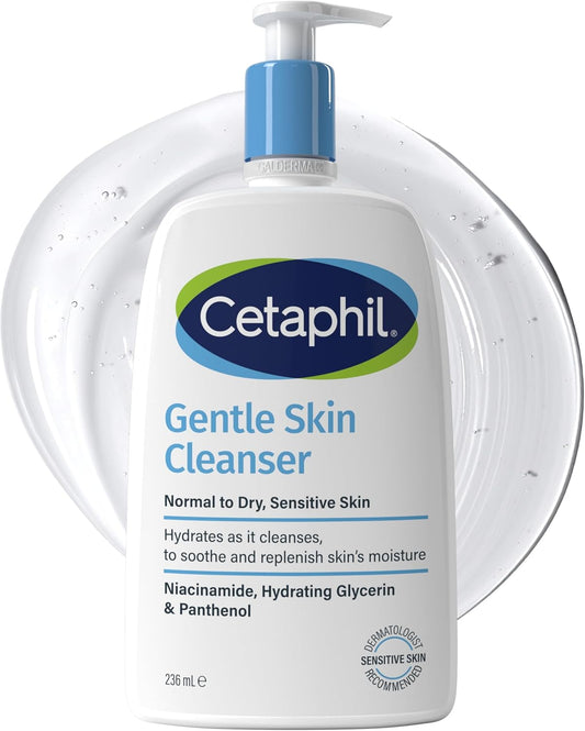 Cetaphil (UK/Canada) Gentle Skin Cleanser Dry To Normal, Sensitive Skin 236ml