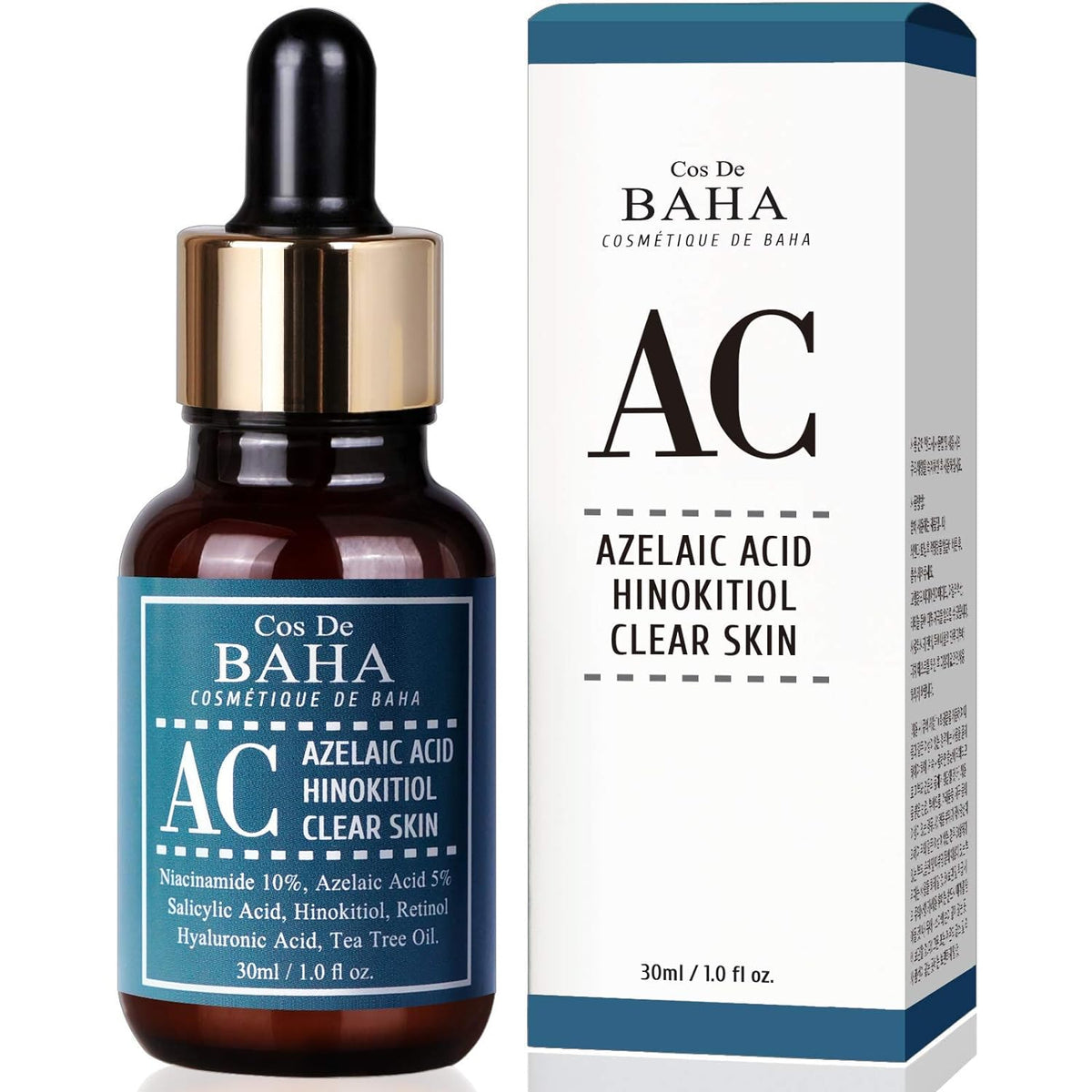 Cos De BAHA (AC) Azelaic Acid Clear Skin Serum 30ml – Buy Online in Bangladesh from Gotimoy.com