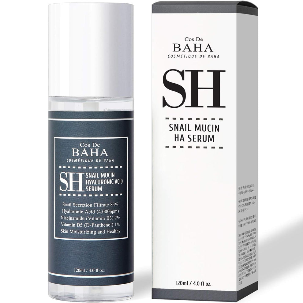 Cos De BAHA (SH) Snail Mucin Hyaluronic Acid Serum 120ml – LOOK ...