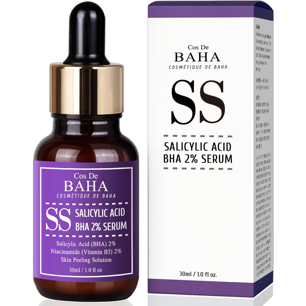 Cos De Baha (SS) Salicylic Acid 2% Exfoliant Facial Serum 30ml – Buy Online in Bangladesh from Gotimoy.com